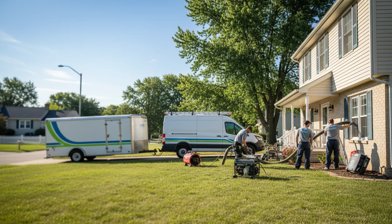 Flooded Basement Restoration And Cleanup With Repair in Roeland Park, KS near me